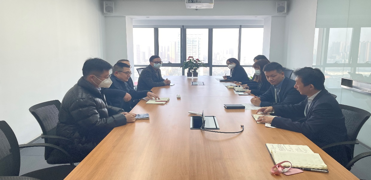 長安財通與陜西金融資產(chǎn)管理股份有限公司、融創(chuàng)西北公司座談交流
